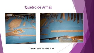 Quadro de Armas
DEAM – Zona Sul – Natal RN
 