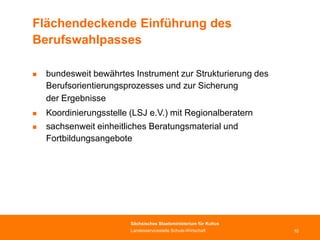 Landesservicestelle Schule-Wirtschaft in Sachsen