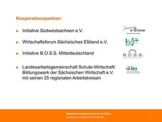 Landesservicestelle Schule-Wirtschaft in Sachsen