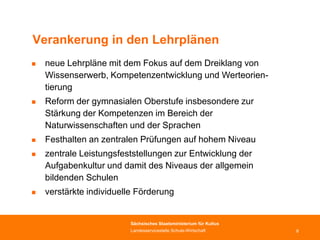 Landesservicestelle Schule-Wirtschaft in Sachsen