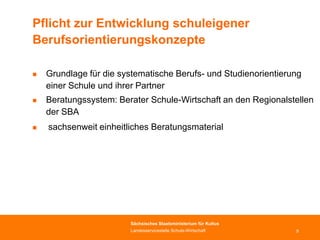 Landesservicestelle Schule-Wirtschaft in Sachsen