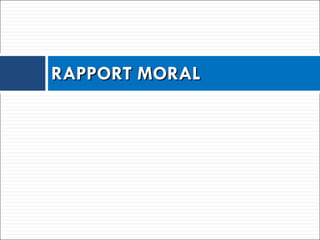 RAPPORT MORAL 