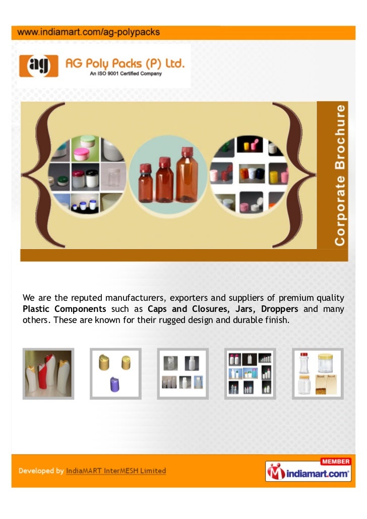 AG Poly Packs Private Limited, Ghaziabad, Plastic Components