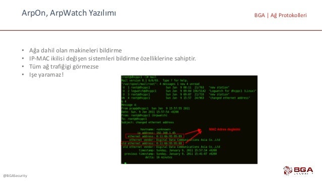 ag protokollerine yonelik adli bilisim analizi