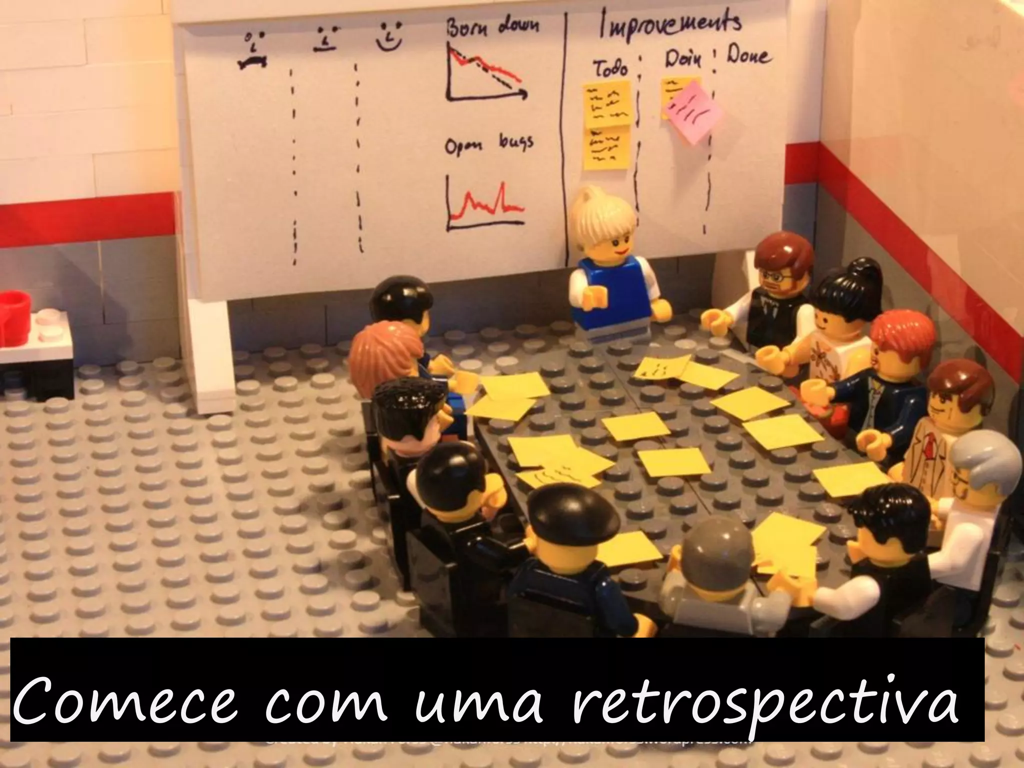 Comece com uma retrospectiva
 