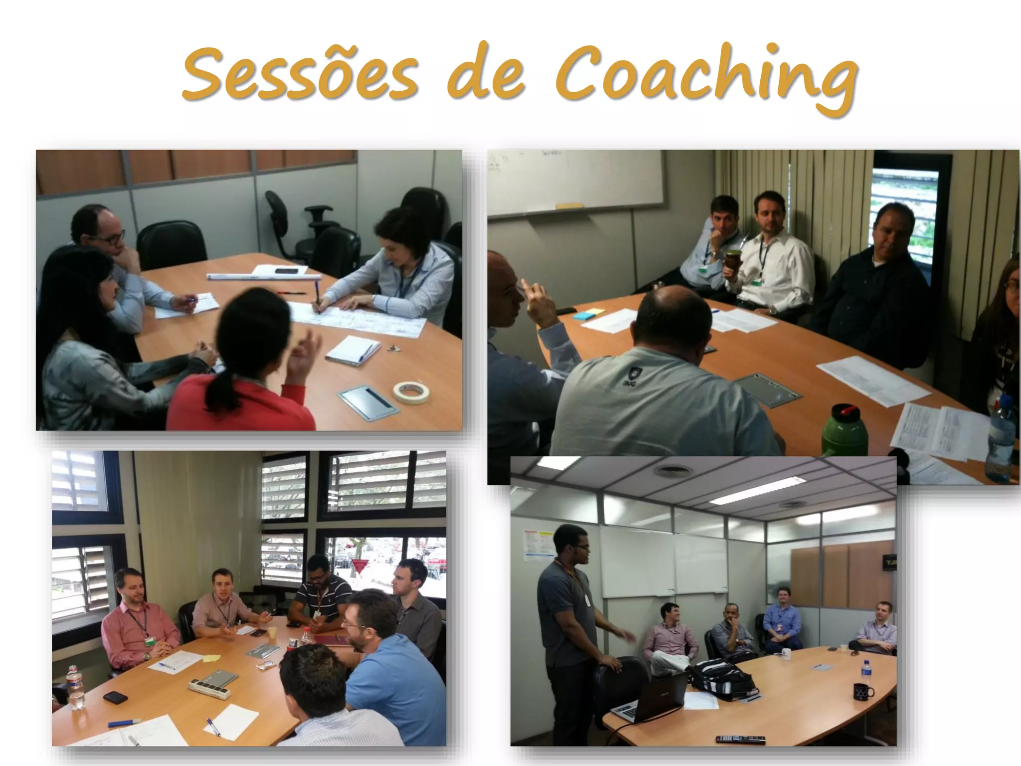 Sessões de Coaching
 