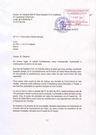 Carta General Jefe Andalucía