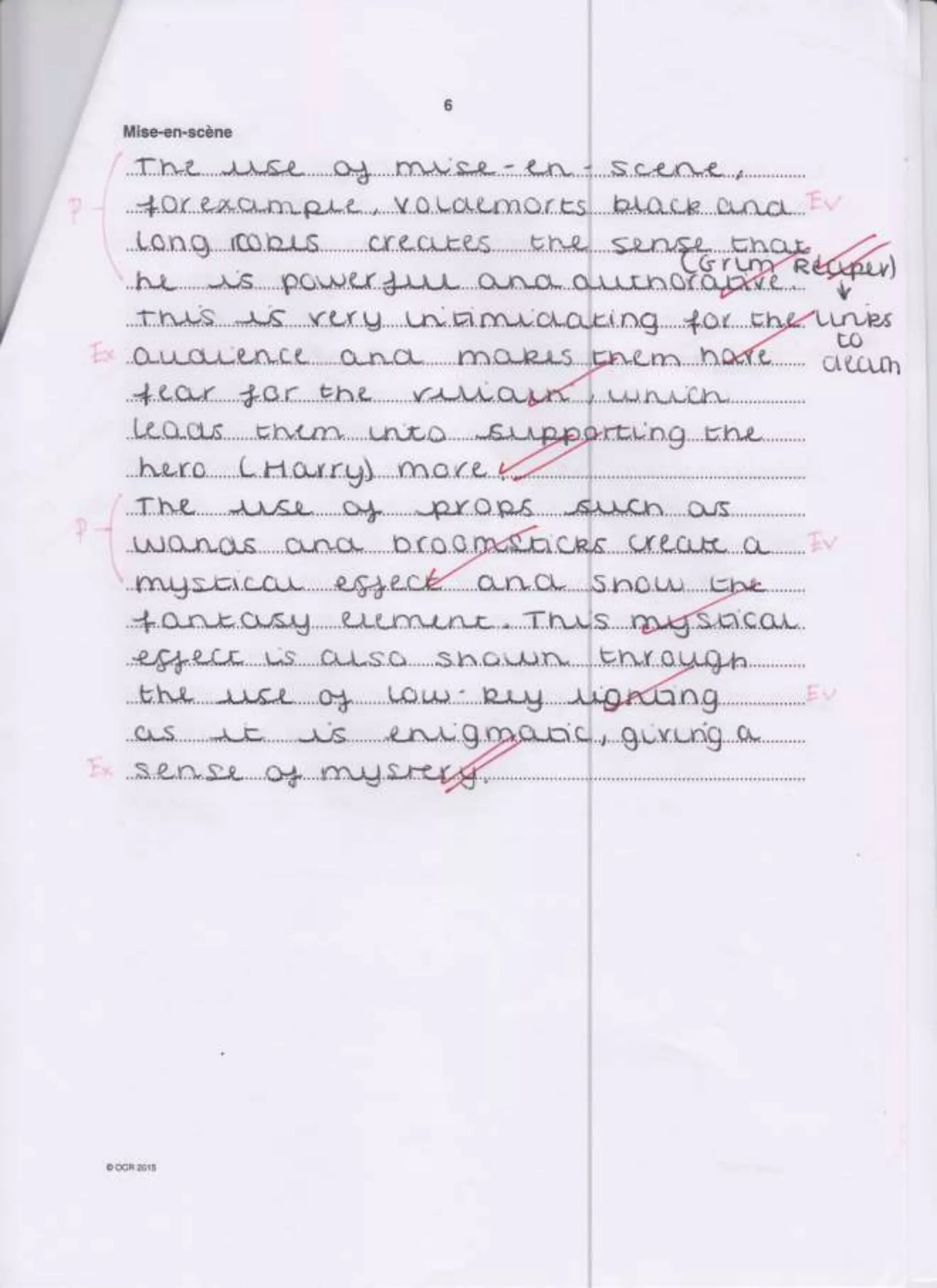 A grade example 2