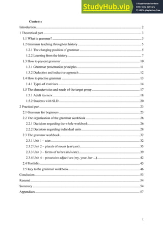 A Grammar Practice Book For Adult Beginner Learners Of English | PDF