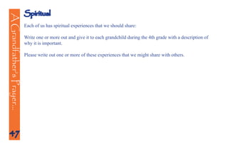 A Grandfather's Prayer