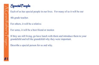 A Grandfather's Prayer