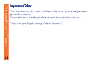 A Grandfather's Prayer