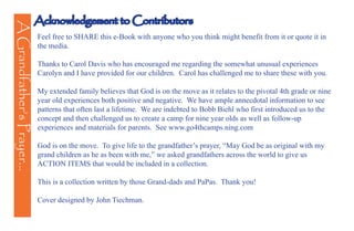 A Grandfather's Prayer