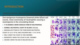Agranulocytosis oral pathology | PPTX