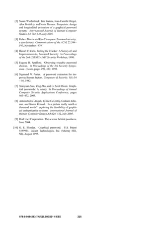 A graphical password authentication system (ieee 2011) 1 | PDF