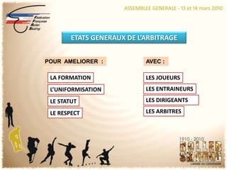 COMMUNICATION EXTERNESports EURO FEMININ A ST OMERDECOUVERTE : LE HOCKEY A 3