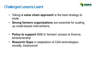 Scaling Resilient Agricultural Technologies for Smallholder Farmers in ...