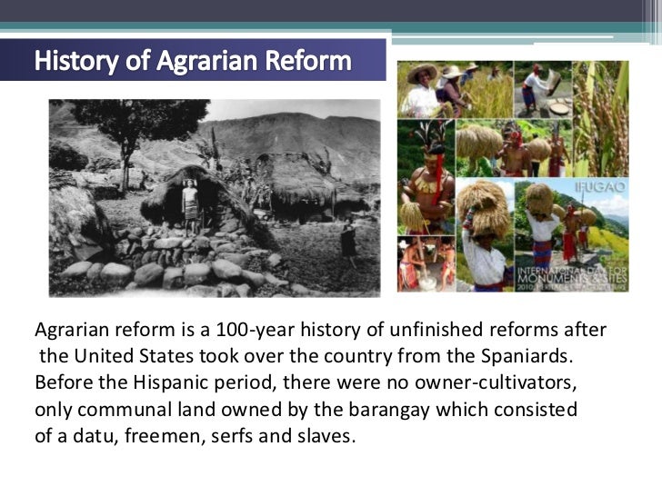 Agrarian Reform in the Philippines