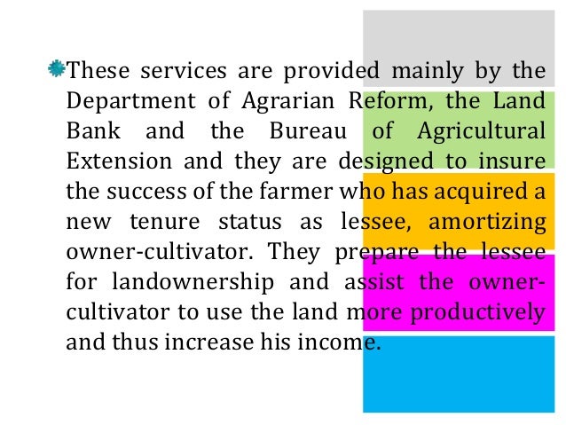 status of agrarian reform The paper entitled “agrarian reform: a struggle for social justice” aims to give the current status of agrarian reform in the philippines it also aims to provide the . status of agrarian reform The paper entitled “agrarian reform: a struggle for social justice” aims to give the current status of agrarian reform in the philippines it also aims to provide the .