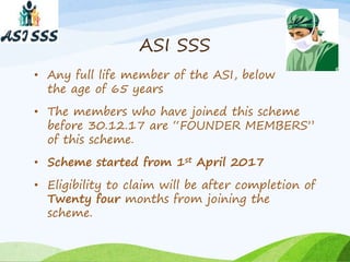 Social Security Scheme - The Association of Surgeons of India | PPTX ...