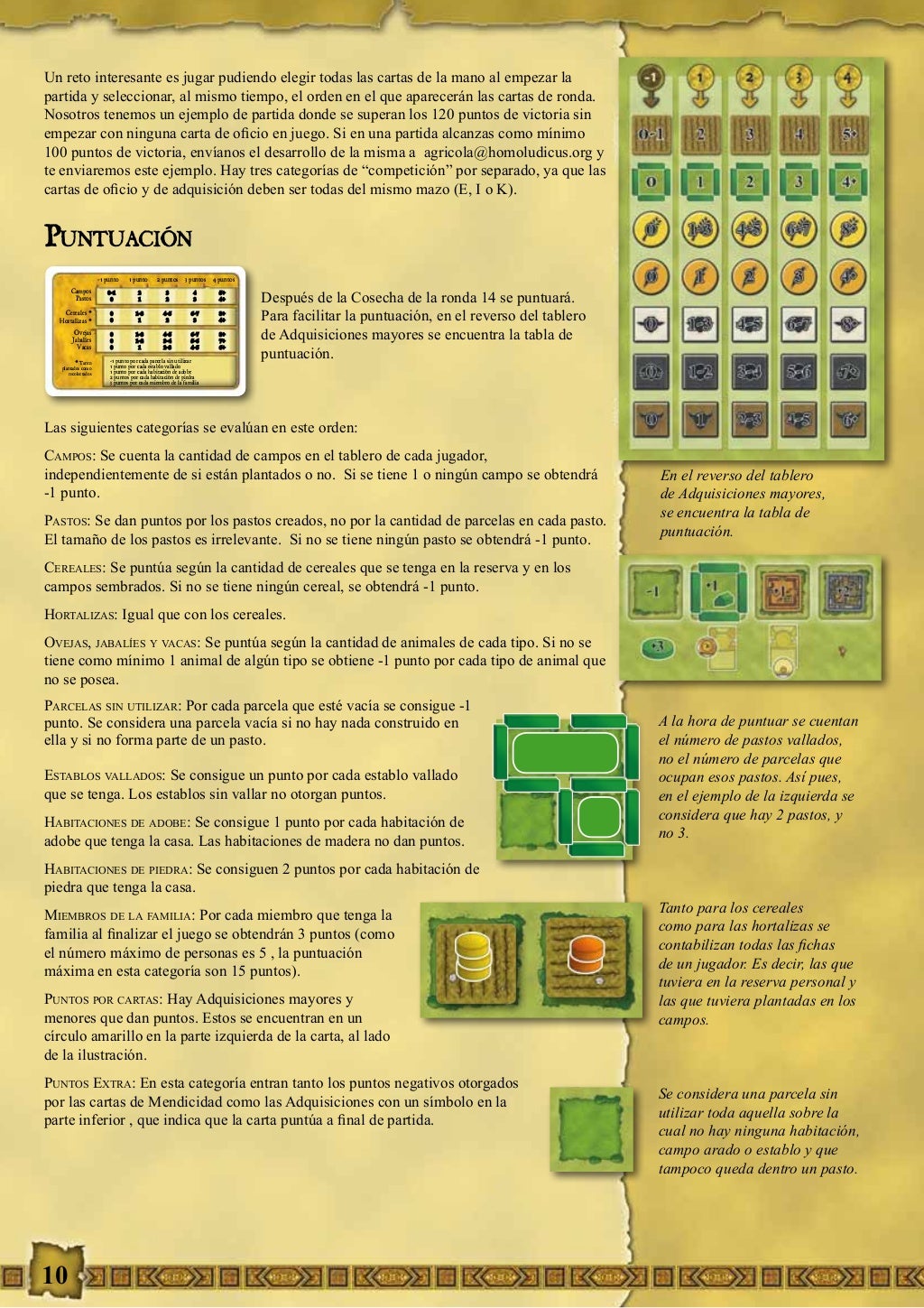 Agrícola (Reglas) - Juego de mesa