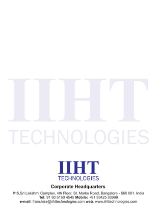IIHT Franchise Consulted for Skill Upgradation
