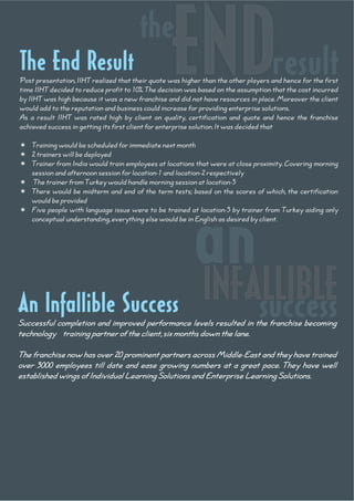 IIHT Franchise Consulted for Skill Upgradation