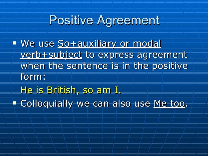 Agreement And Disagreement