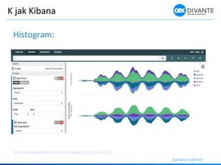 K jak Kibana
Histogram:
http://blog.qbox.io/kibana-4-and-elasticsearch-v-1-4-4-and-1-3-9
 