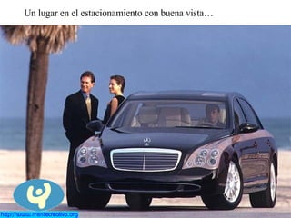 Un lugar en el estacionamiento con buena vista…