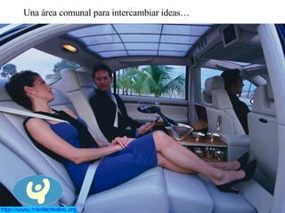 Una área comunal para intercambiar ideas…