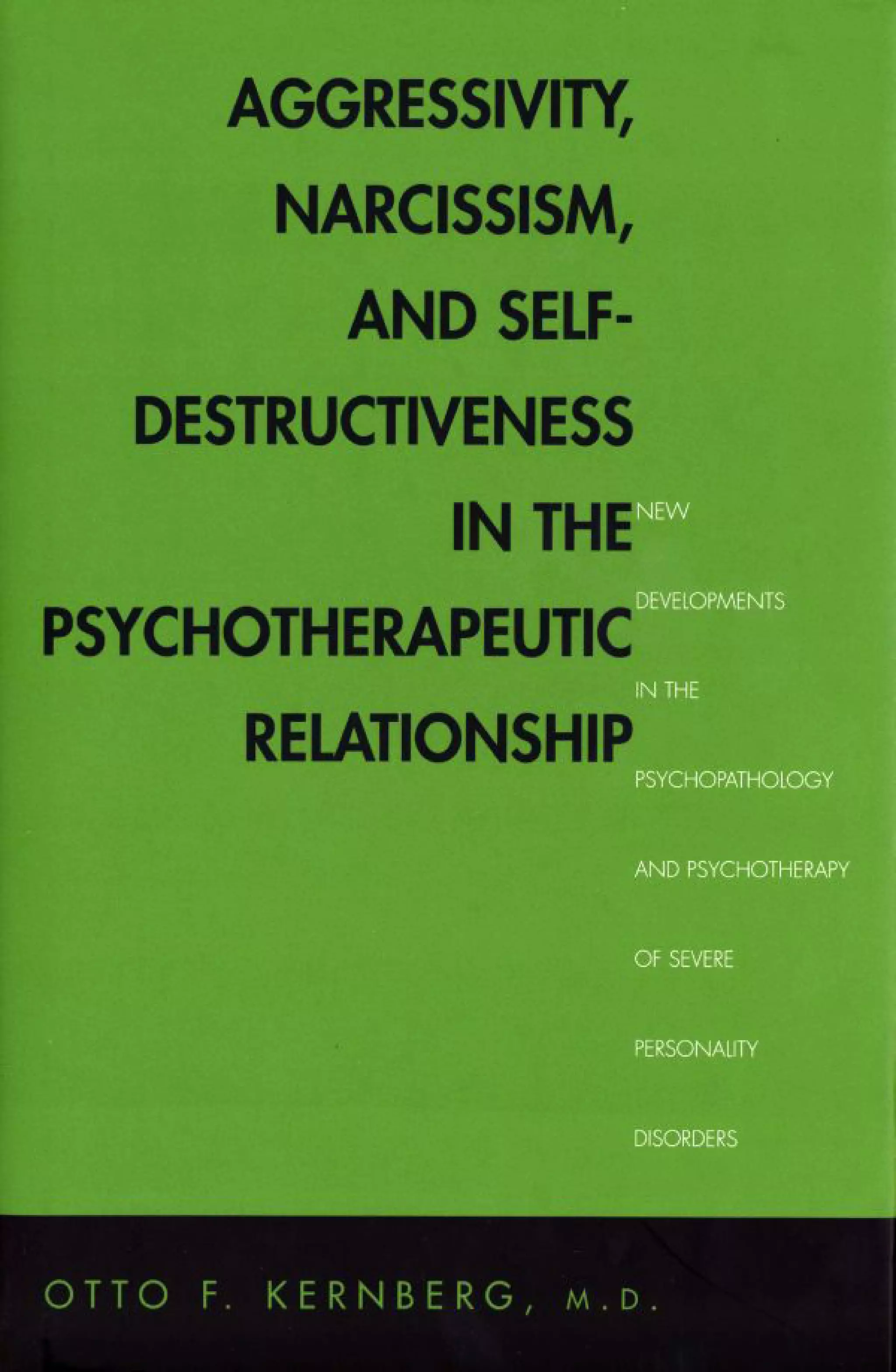 Agresivity, narcissism, self destruct PDF