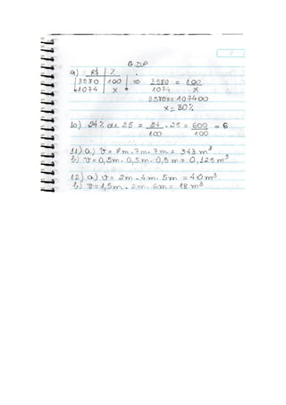 Ag resolução 7º ano