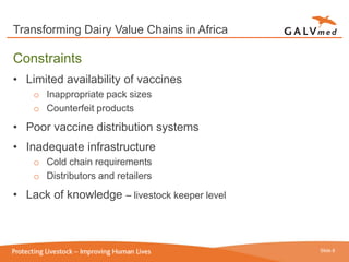 Delivering animal disease prevention services in value chains