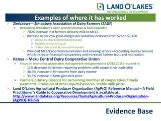 Cooperative models to transform dairy value chains in Southern Africa