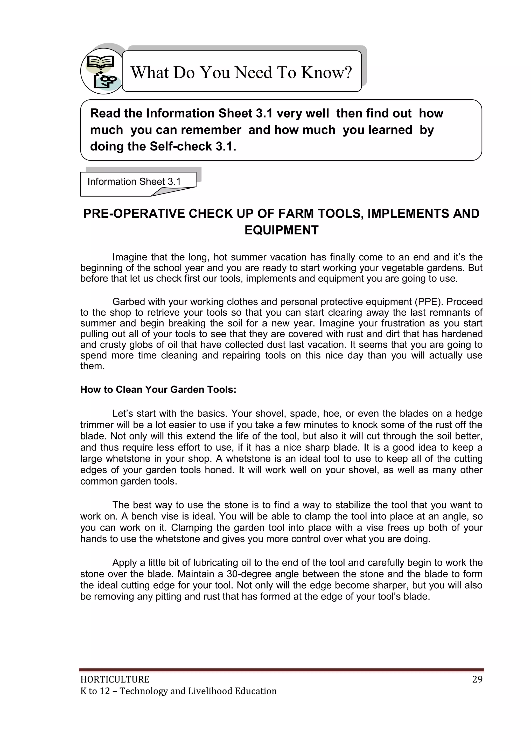 Agri Crops Learners Module Pdf