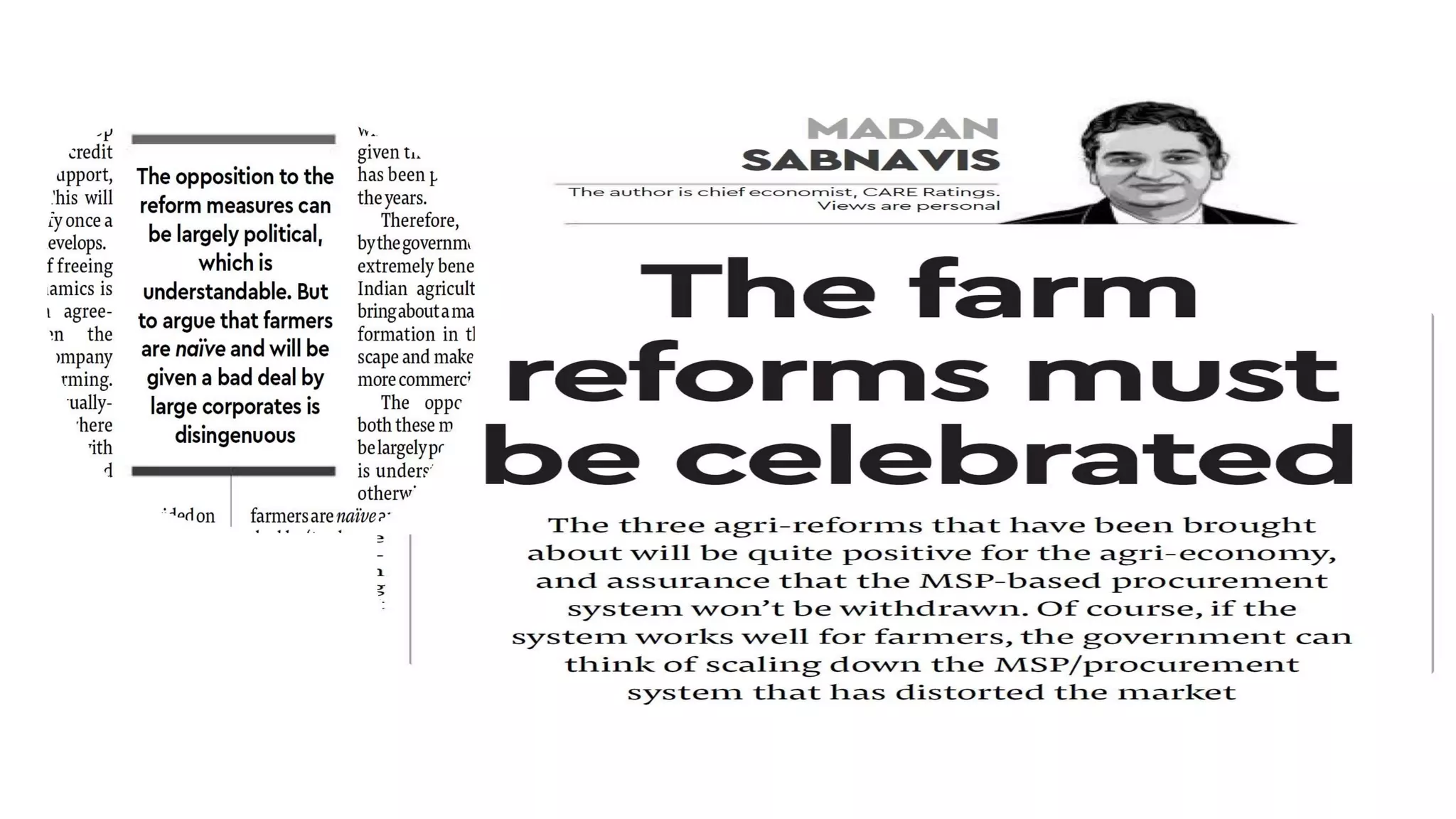 Agri reforms-2021