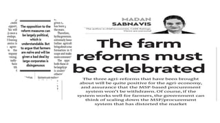 Agri reforms-2021