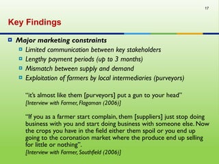 Agri-tourism linkages in jamaica: case study of the negril tourism industry