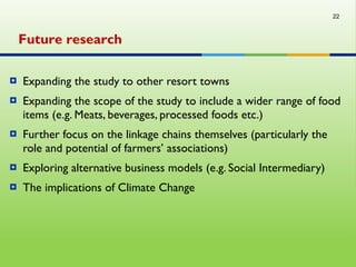 Agri-tourism linkages in jamaica: case study of the negril tourism industry