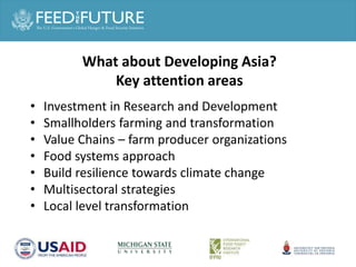 Agricultural or Food System Transformation in Asia ?