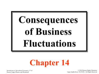Consequences  of Business  Fluctuations Chapter 14 