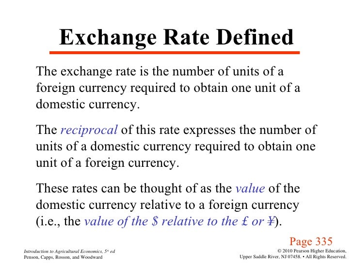 Exchange rates and trade