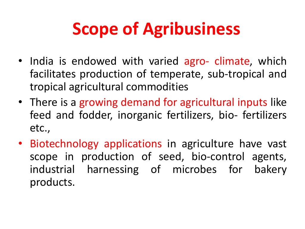 Introduction to Agribusiness Management