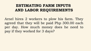 agricrop-lessonLESSON 3. 2 Perform Estimation or Basic Calculation | PPTX