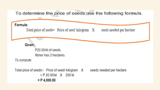 agricrop-lessonLESSON 3. 2 Perform Estimation or Basic Calculation | PPTX