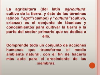 Agricultura