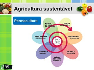 Agricultura sustentável
Permacultura
 