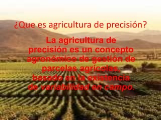 Recomendaciones de sitio especificoSiembra variable y fertilización especifica Control de plagas y enfermedades con variableFertilización con dosis variable 