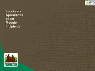 Agricultura familiar el salvador edgar cruz palencia